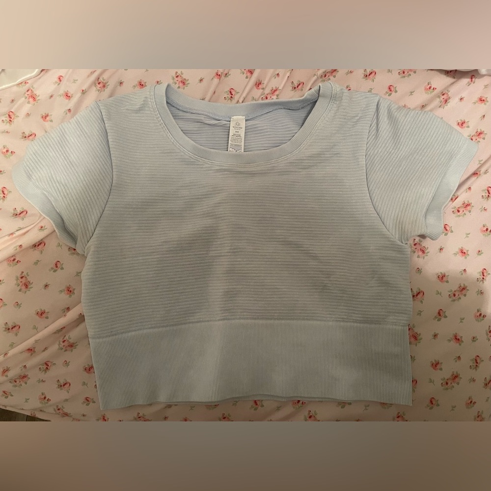 Aerie offline women’s sidewalk seamless cropped t-shirt